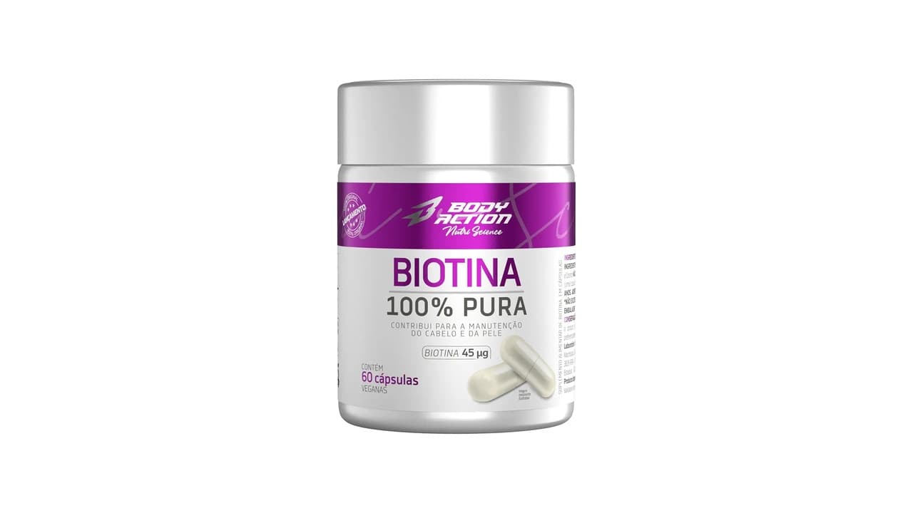 Melhor Biotina: 8 Suplementos com Dose Máxima para Cabelo e Unhas