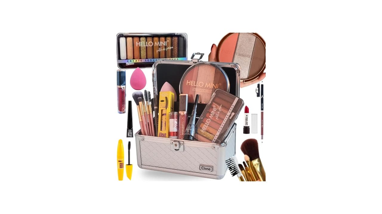 Melhor Maleta de Maquiagem Completa: 7 Modelos para Presentes e Uso Profissional