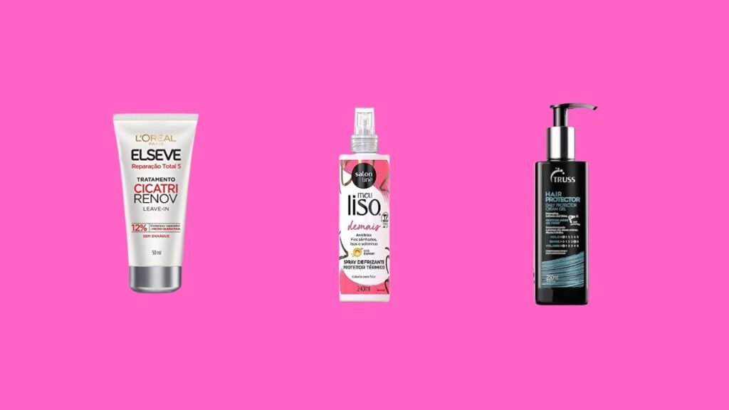 Melhor protetor térmico para cabelo: os 10 melhores em 2024 3 melhores produtos para proteger os fios do calor