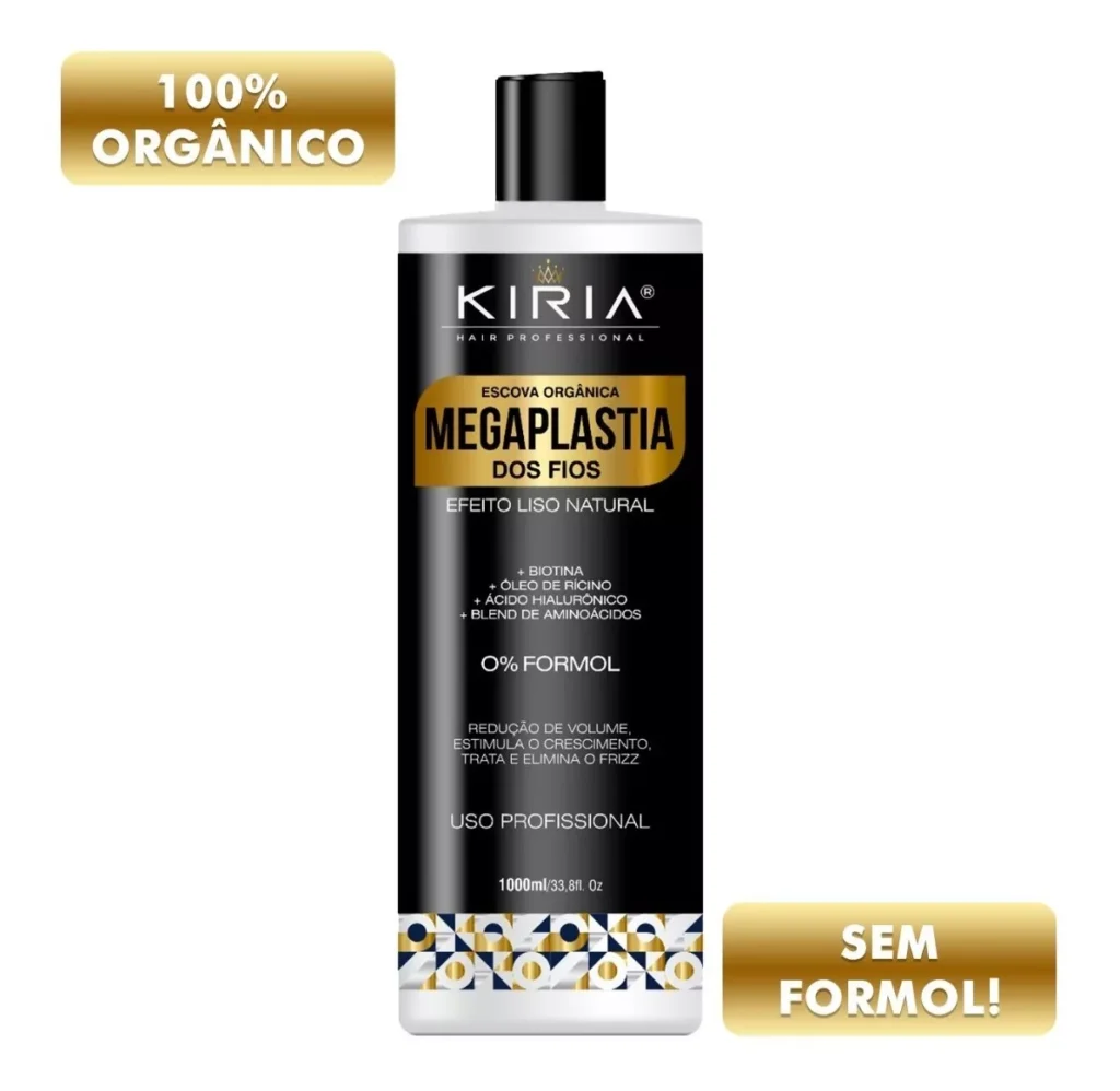 Melhor Progressiva Sem Formol: Top 10 Melhores em 2025 21 Kiria Hair Megaplastia Progressiva Sem Formol 1litro Organi